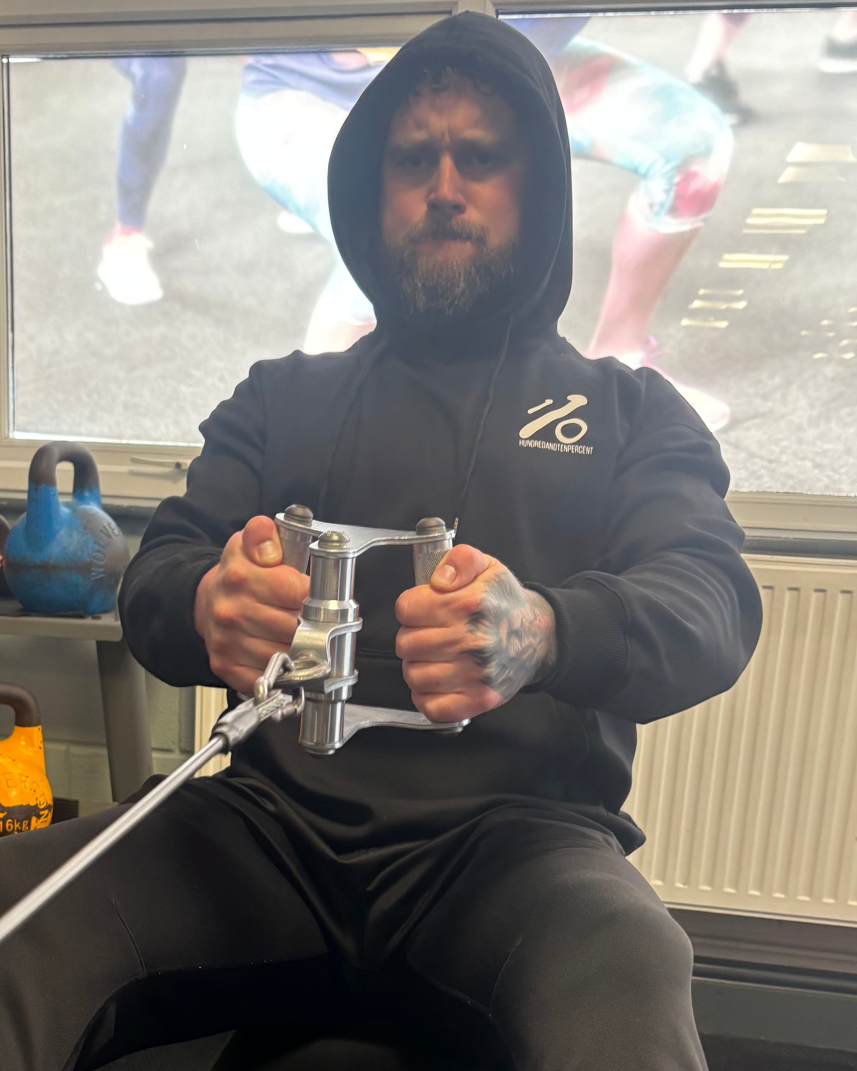 Mens Black 110% Getting Better Everyday Hoodie