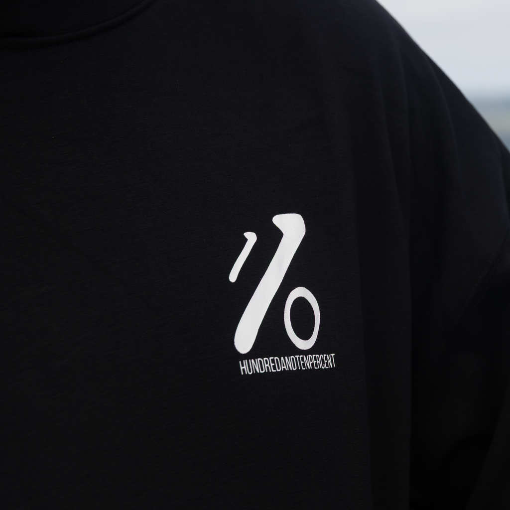 Mens Black 110% Getting Better Everyday Hoodie